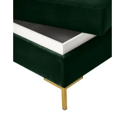 Poggiapiedi In Velluto Con Contenitore Luna