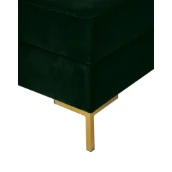 Poggiapiedi In Velluto Con Contenitore Luna