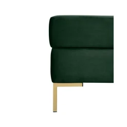 Poggiapiedi In Velluto Con Contenitore Luna