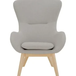 Poltrona Con Gambe In Legno Wing