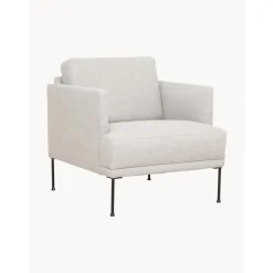 Poltrona Con Gambe In Metallo Fluente