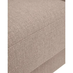 Poltrona Con Gambe In Metallo Cucita