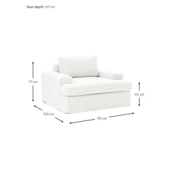 Poltrona Con Rivestimento Sfoderabile Russell