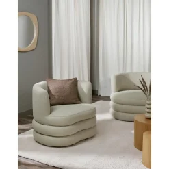 Poltrona Di Design In Boucle Solomon