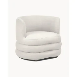 Poltrona Di Design In Tessuto Boucle Solomon