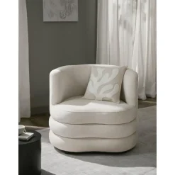 Poltrona Di Design In Tessuto Solomon