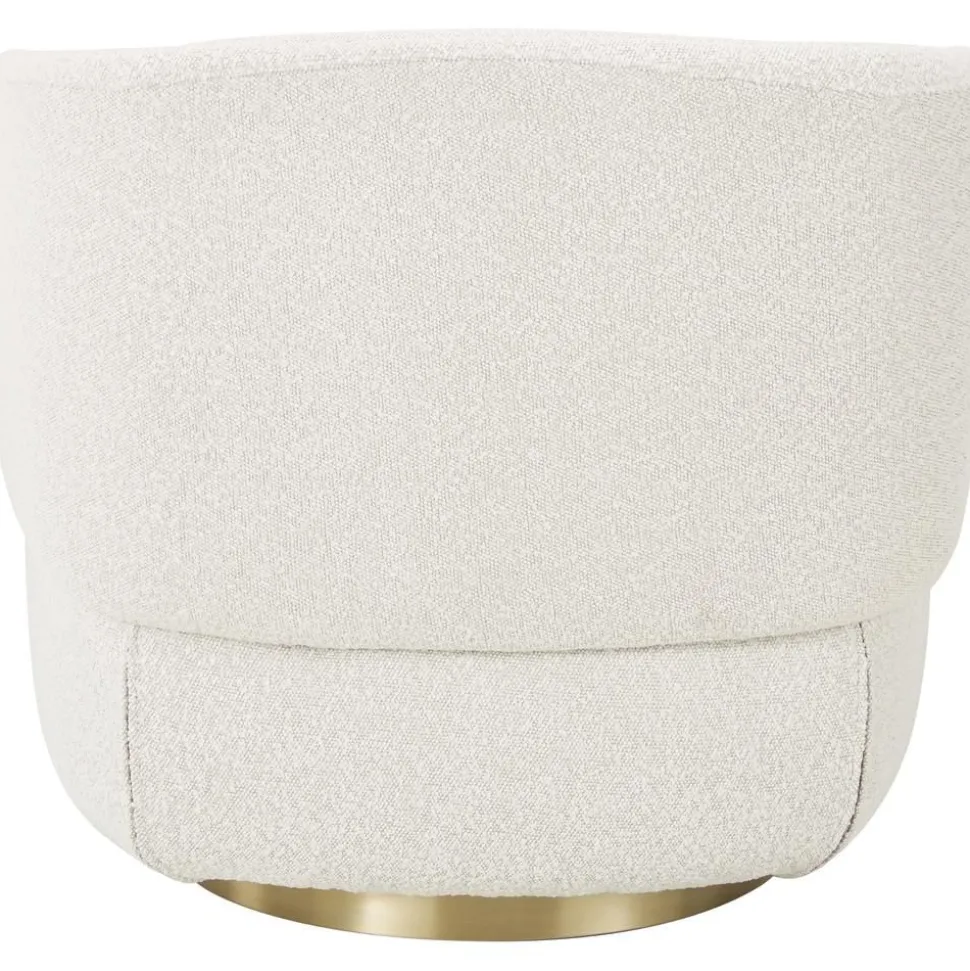 Poltrona Girevole In Boucle Irene