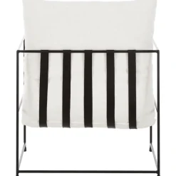 Poltrona Imbottita Con Struttura In Metallo Wayne