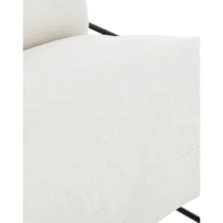 Poltrona Imbottita Con Struttura In Metallo Wayne