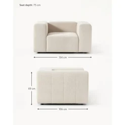 Poltrona In Boucle Lena