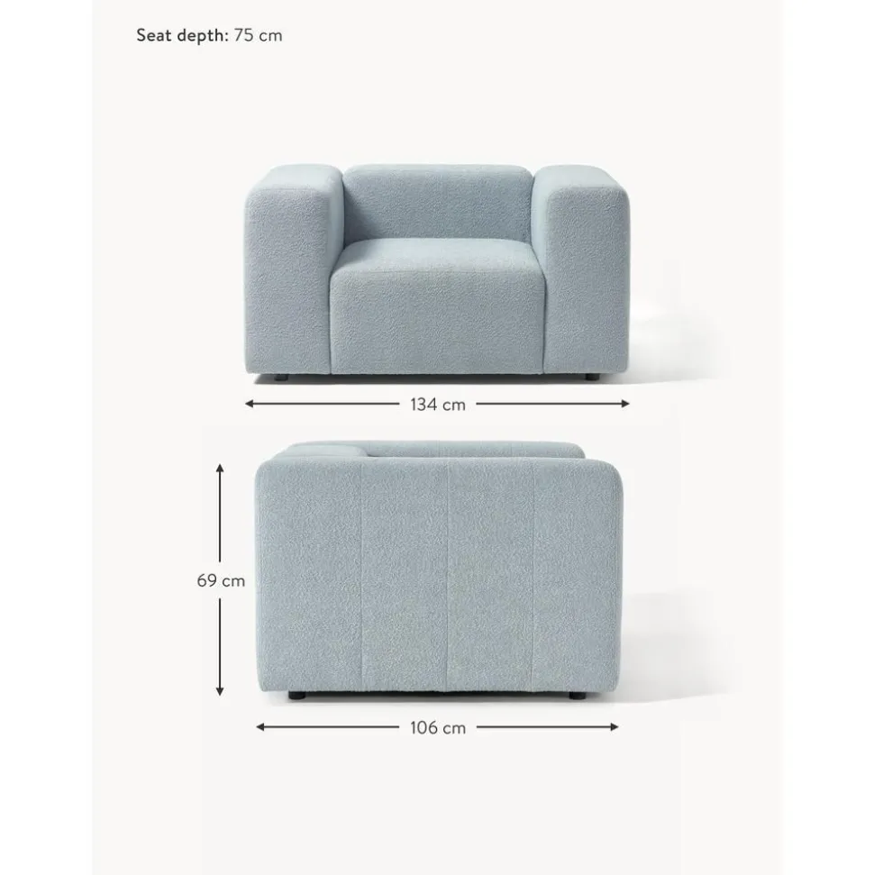 Poltrona In Boucle Lena