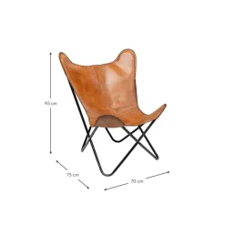 Poltrona In Pelle Winny