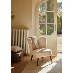 Poltrona In Teddy Robine