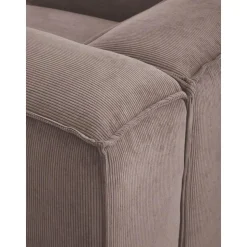 Poltrona In Velluto A Coste Lennon