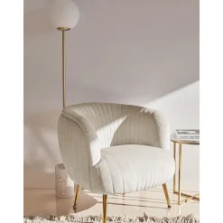 Poltrona In Velluto Cara