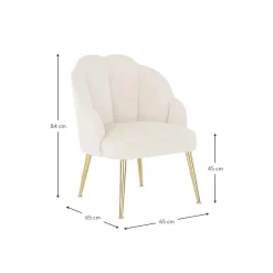 Poltrona In Velluto Helle