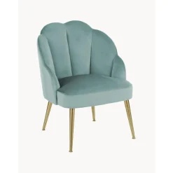 Poltrona In Velluto Helle
