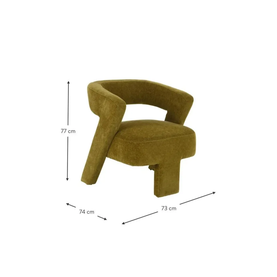 Poltrona In Velluto Jagger