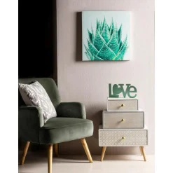 Poltrona In Velluto Verde Adeline