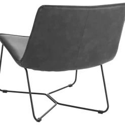 Poltrona Lounge In Similpelle Barrel