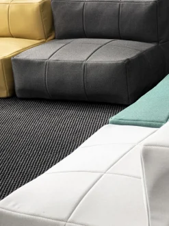 Poltrona Sacco Da Giardino In Tessuto Grigio Scuro Sparrow