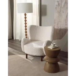 Poltroncina Con Braccioli In Tessuto Teddy Kalia