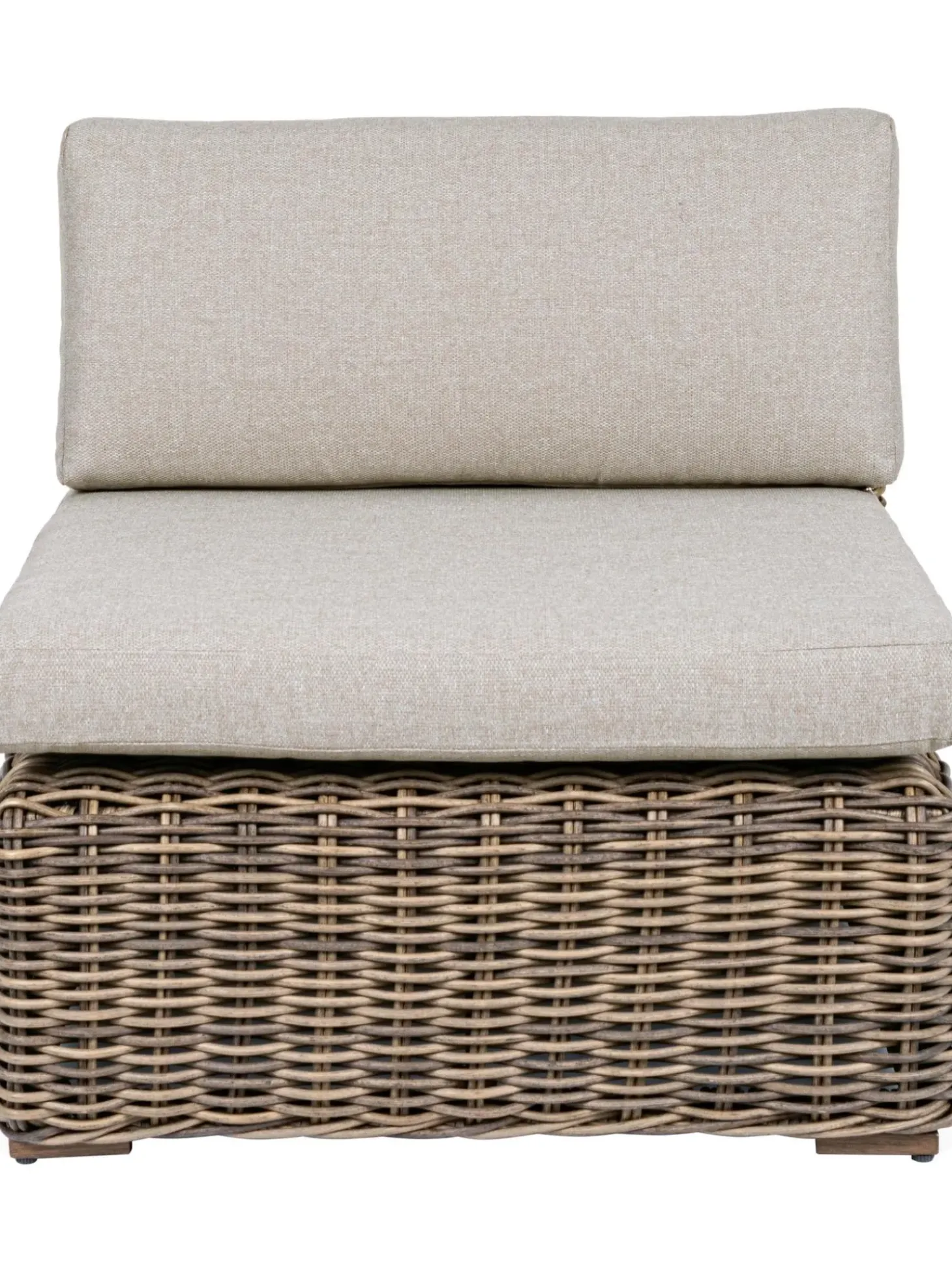 Poltroncina Con Cuscini Color Marrone Chiaro/Beige Coraline