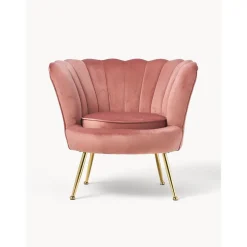 Poltroncina Da Cocktail In Tessuto Boucle Oyster