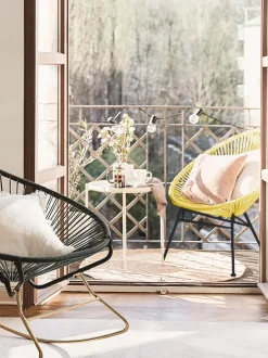 Poltroncina In Materiale Sintetico Intrecciato Bahia