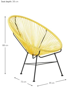 Poltroncina In Materiale Sintetico Intrecciato Bahia