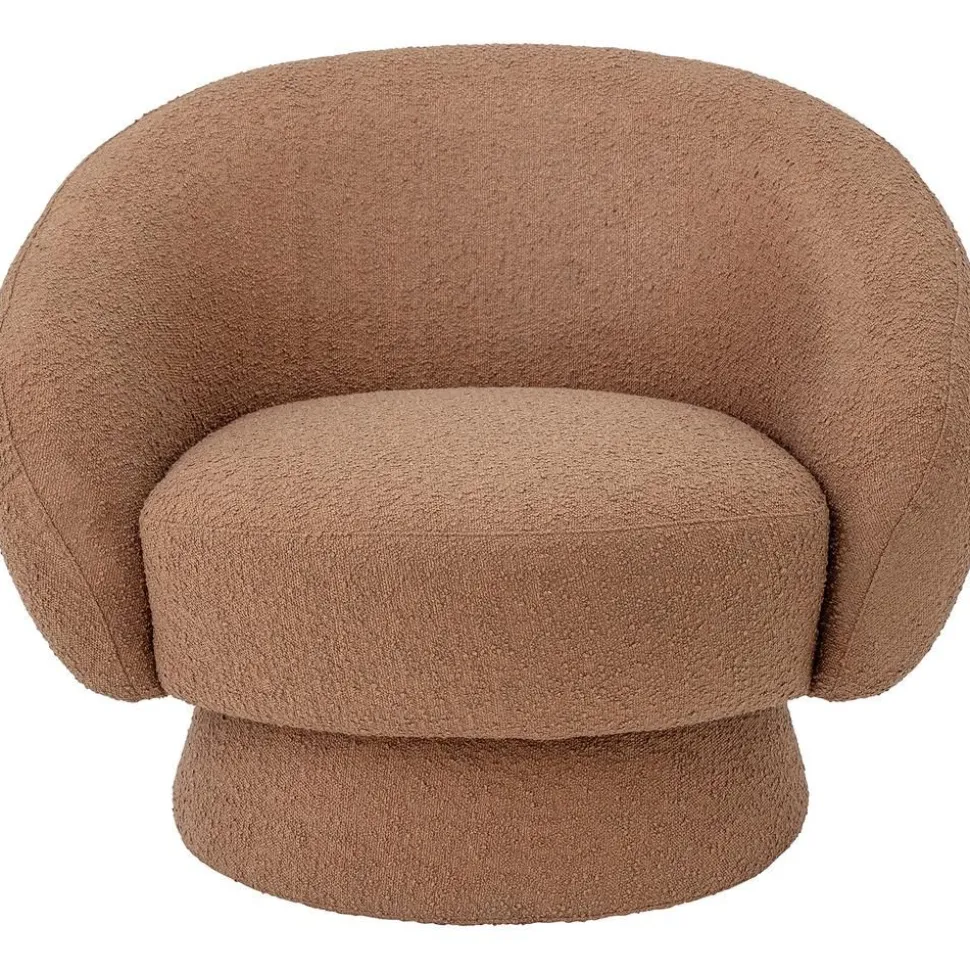 Poltroncina In Tessuto Boucle Ted