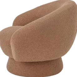 Poltroncina In Tessuto Boucle Ted