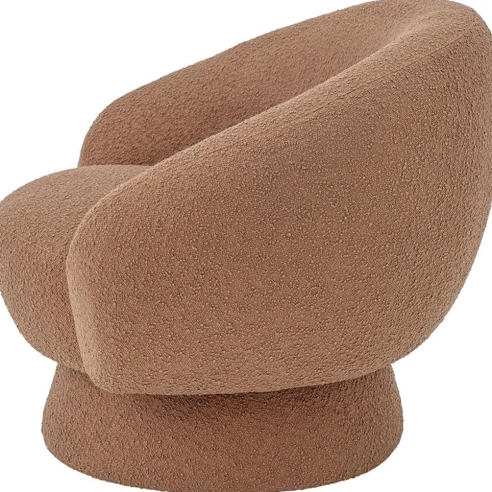 Poltroncina In Tessuto Boucle Ted