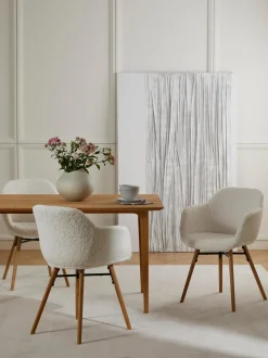 Poltroncina In Tessuto Teddy Con Seduta Stretta Fiji