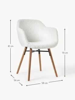 Poltroncina In Tessuto Teddy Con Seduta Stretta Fiji