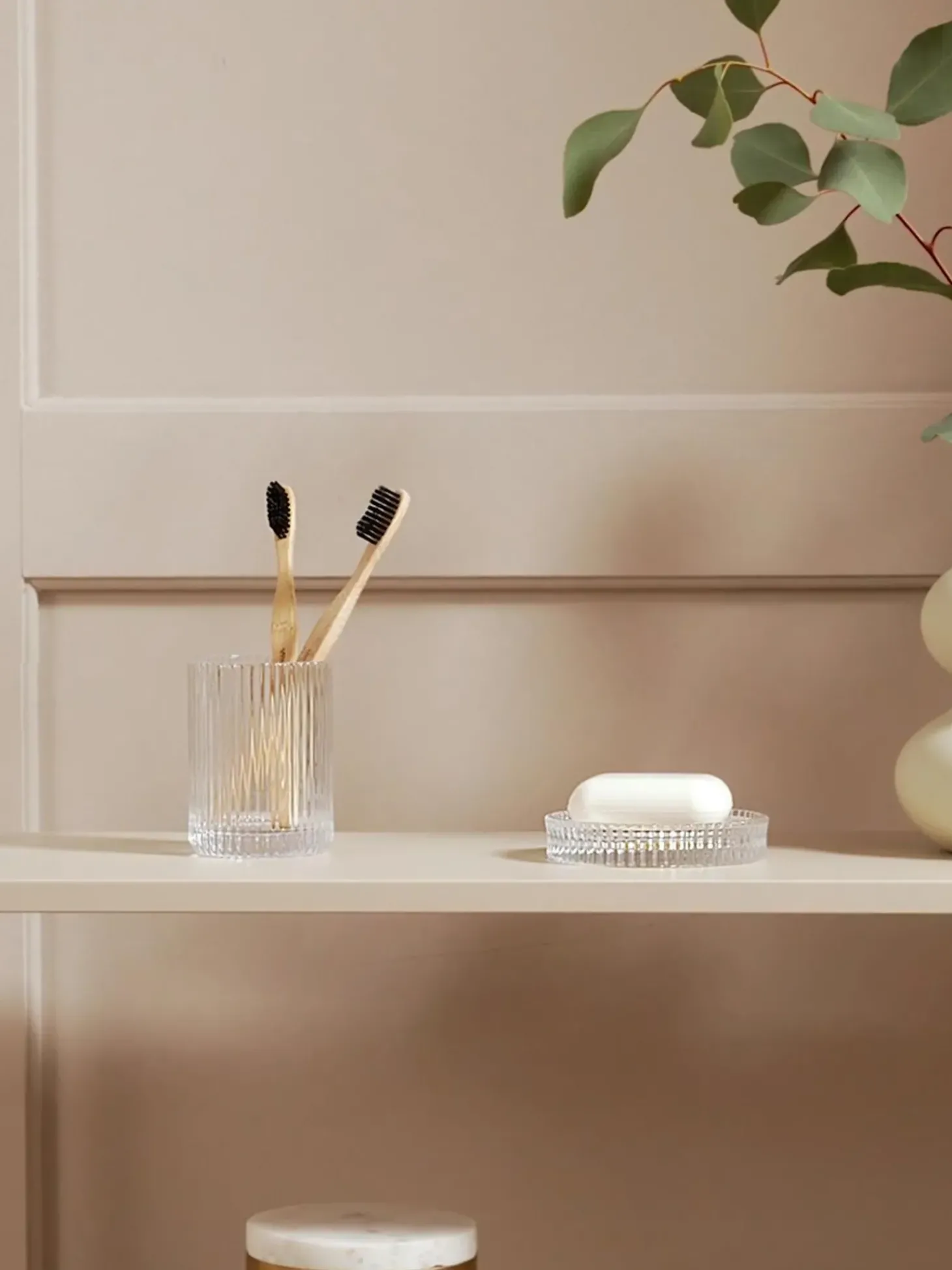 Porta Spazzolini In Vetro Gulji