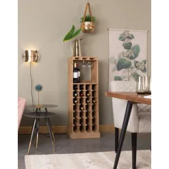 Portabottiglie In Rovere Per 28 Bottiglie Claude