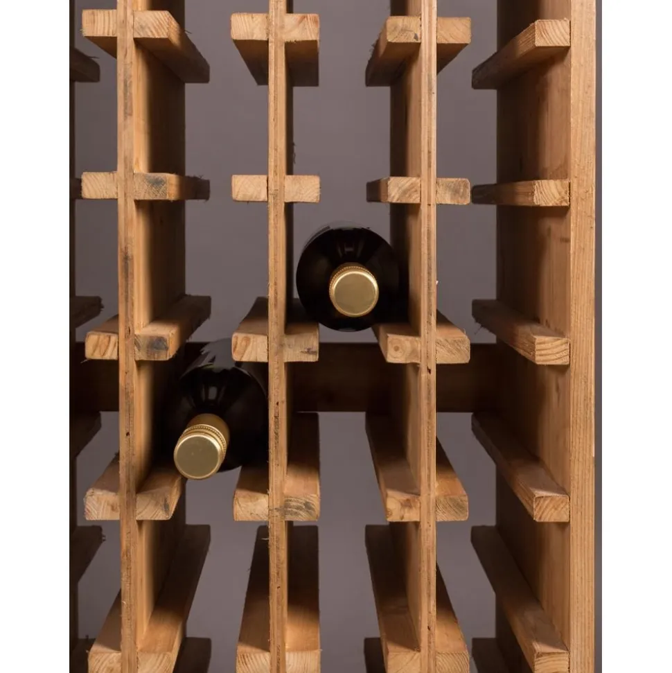 Portabottiglie In Rovere Per 28 Bottiglie Claude