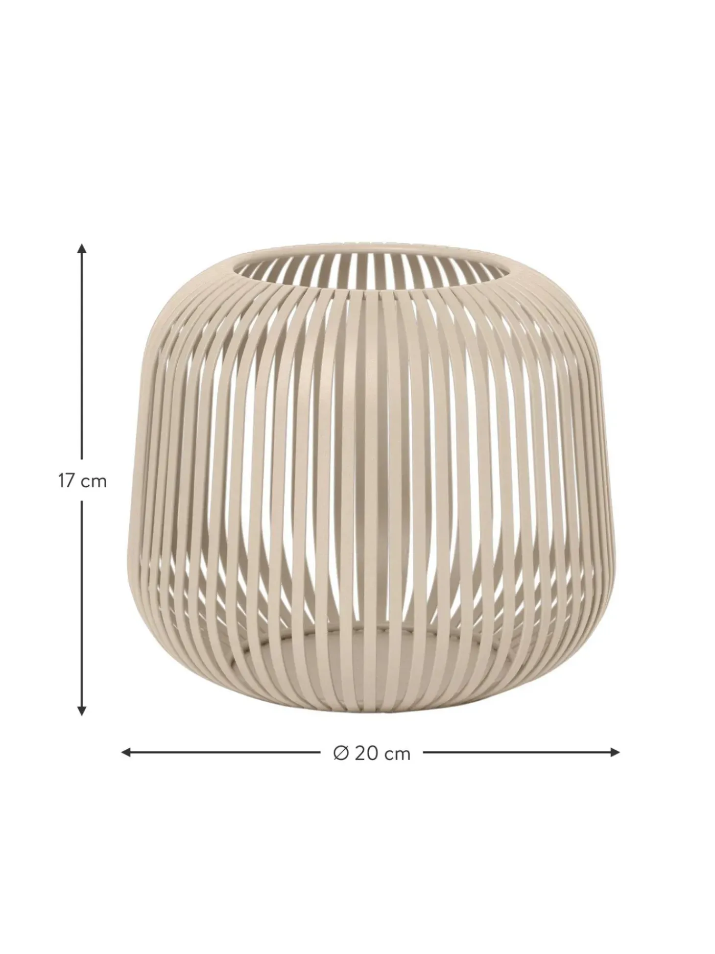 Portacandela Lito, Alt. 17 Cm