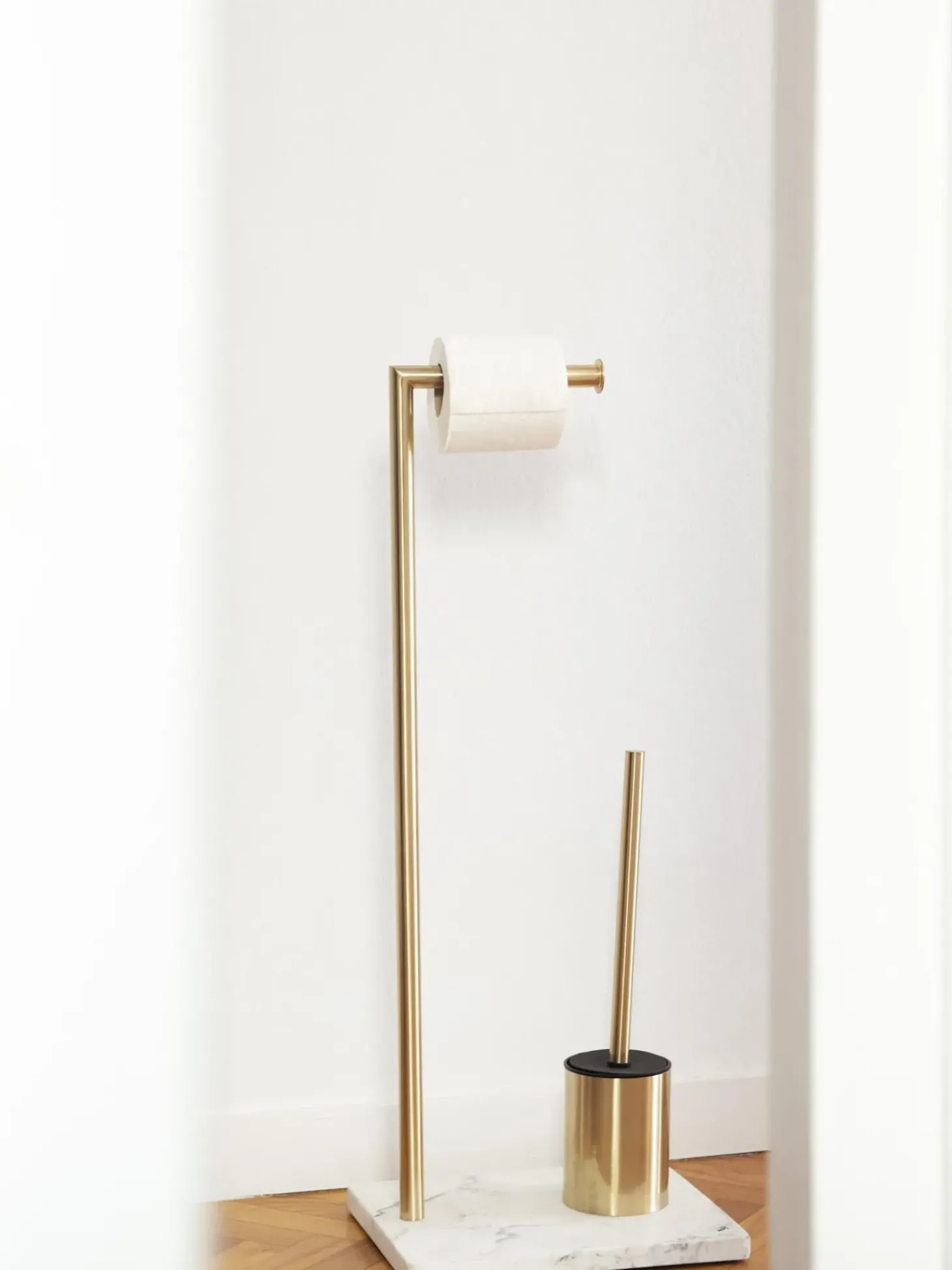 Portarotolo Carta Igienica Con Scopino Albany