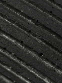 Portavaso Fatto A Mano Superficie Scanalata Ground