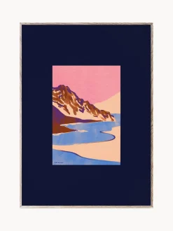 Poster Blue Landscape