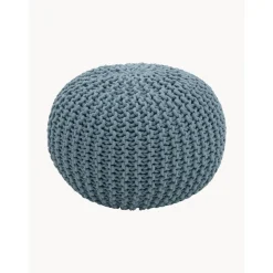 Pouf A Maglia Fatto A Mano Dori