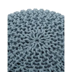 Pouf A Maglia Fatto A Mano Dori