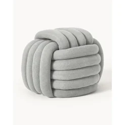 Pouf A Nodo Grigio Twist