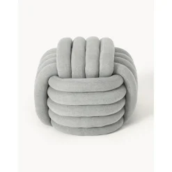 Pouf A Nodo Grigio Twist