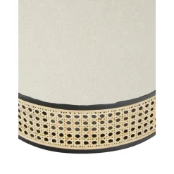 Pouf Beige Con Intreccio Viennese Mara