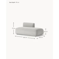 Pouf Componibile Boucle Sofia