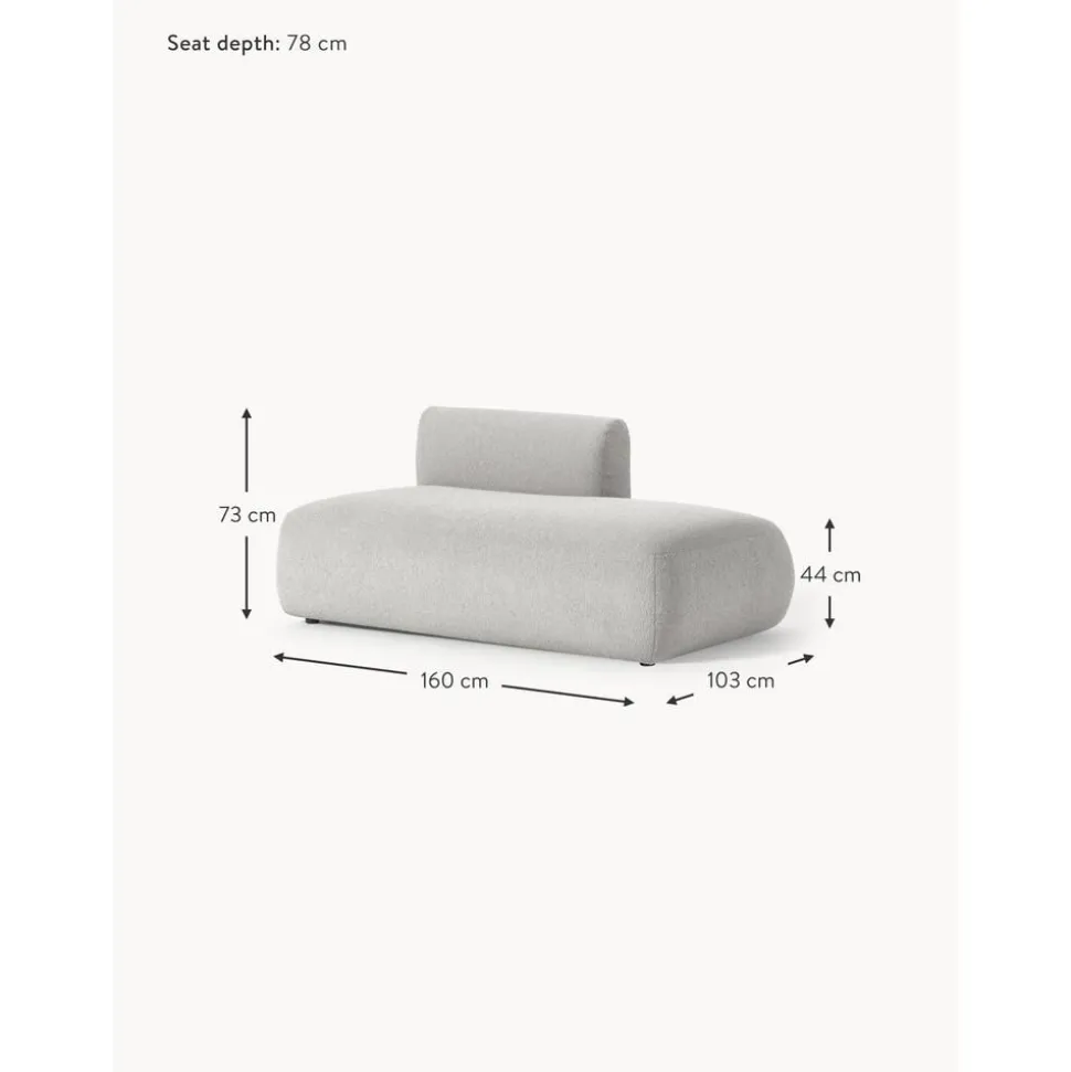 Pouf Componibile Boucle Sofia