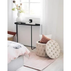 Pouf Contenitore In Velluto Chiara